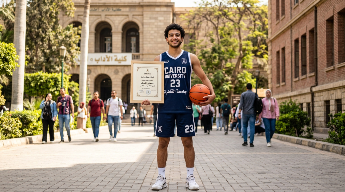 مصطفى الشريف ومنحة جامعية